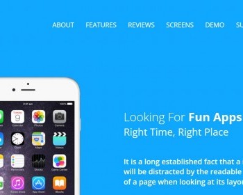 APP应用设计制作公司网页模板_应用app安卓ios设计单页响应式模板 - HTML / 前端静态