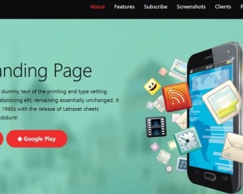 手机app下载页面模板是一款适合APP手机客户端网页版模板 - HTML / 前端静态