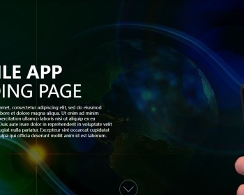 手机卫星定位网站模板是一款html模板 - HTML / 前端静态