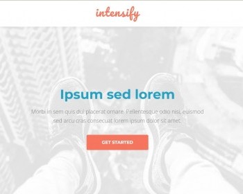 手机跑步软件网站模板是一款适合手机APP软件 - HTML / 前端静态