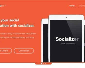 橙色简洁科技产品APP企业官网模板 - HTML / 前端静态