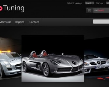 Auto3D幻灯黑色大图汽车展示响应式模板html5 - HTML / 前端静态