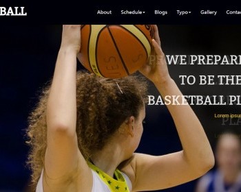 NBA篮球视频网站模板下载是一款html5模板 - HTML / 前端静态