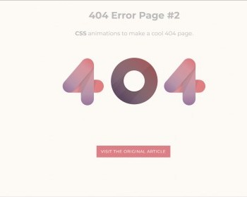 25款珍藏404网页源码/9-error-example-404 - HTML / 前端静态