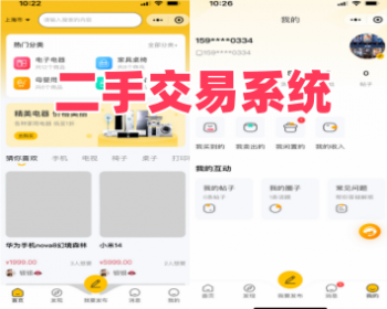 二手交易系统闲置二手交易小程序 - ThinkPHP
