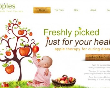 婴儿树儿童健康食品整站模板 - HTML / 前端静态