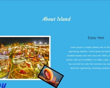 快乐游乐园HTML5网页模板 - HTML / 前端静态