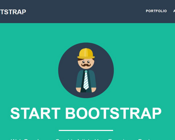 大气扁平风格bootstrap企业模板 - HTML / 前端静态