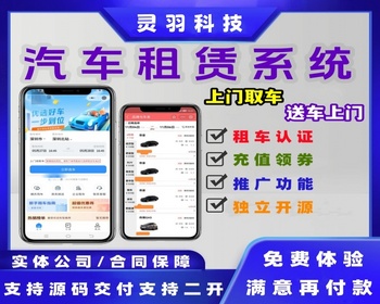 租车小程序婚车租赁系统汽车租赁微信小程序源码分销推广积分优惠券 - ThinkPHP