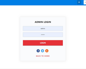Admin管理面板HTML5登陆模板 - HTML / 前端静态