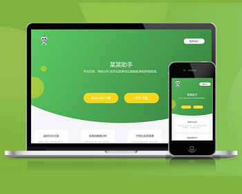 主页展示 双端下载 APP下载页 宣传页 着陆页 落地页 引导页 - HTML / 前端静态