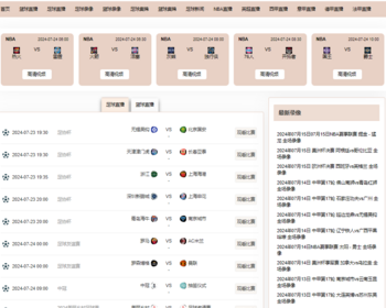 【精品】自适应体育直播网站源码体育赛事直播网站模板帝国cm7.5s内核带采集86套 - PHP