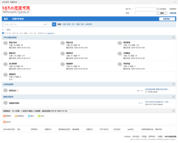精仿365小吃技术论坛源码+带整站数据 - PHP