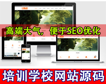 高端大气康复培训学校网站源码校园培训机构单位网站教育单位官网源码教育科技企业网站 - PHP