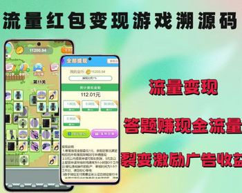 2026亲测流量变现答题赚现金流量主小程序裂变激励广告收益领红包话术系统源码开发 - ThinkPHP