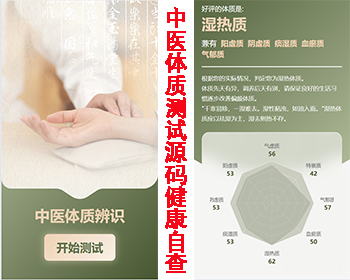精品版运营版中医测试体质中医体质测试源码健康自查体质辨识 九种体质养生手机PC自适应 - PHP