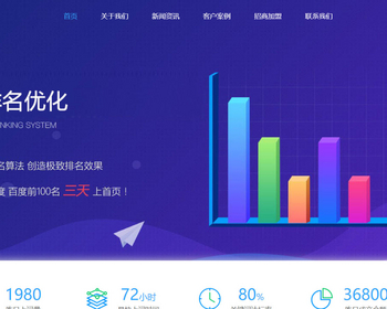 k371（自适应移动端）seo快排网站pbootcms模板 大气的IT网络软件公司网站源码下载 - PHP