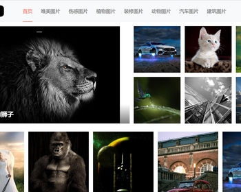 k577（自适应手机端）响应式图片展示pbootcms网站模板 - PHP