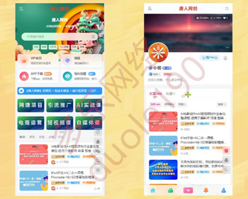 新版知识付费系统知识付费小程序中创网冒泡网福缘创业网副业项目资源付费平台带采集 - WordPress