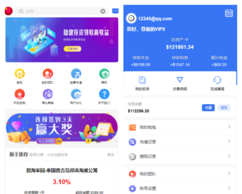 出海版多语言国际理财返利资金/八国语言基金海外项目投资金融源码 - ThinkPHP