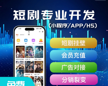 2025广告联盟新项目短剧app搭建对接游戏小程序短视频小说APP/小程序推广变现源码交付 - PHP