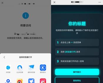 【25年】微信域名防封提示浏览器打开 引流推广必备 跳转防封/微信直连 预防封禁【XY43】 - PHP