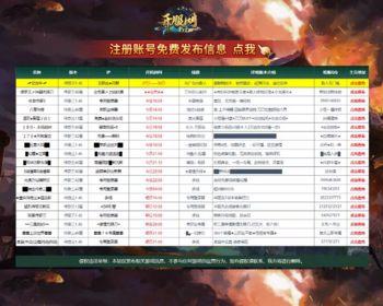 PHP传奇发bu站源码游戏发bu站源码会员发布功能后台管理传奇SF网游戏发布系统游戏网 - ThinkPHP