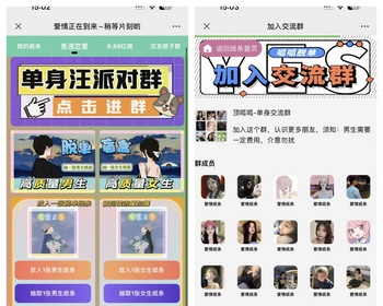 相亲交友盲盒系统+付费入群功能 - PHP
