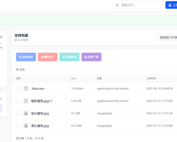 AI虎哥修复版轻量化个人云盘系统源码 云盘存储系统源码PC+H5自适应开源版 - PHP