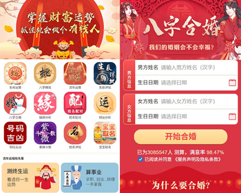 2026蛇年运势测算网站源码升级版运势测算系统八字算命周易风水塔罗牌手机号测吉凶 - ThinkPHP