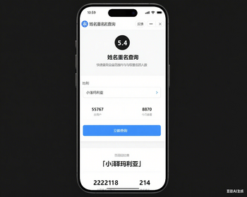 姓名重名查询抖音快手微信小程序看广告流量主开源 - ThinkPHP