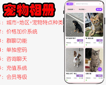 相册网站图片网站聊天网站宠物源码图库宠物写真图在线注册交友聊天相册相片 - ThinkPHP