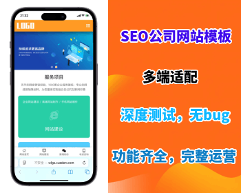 SEO优化公司官网模板网络公司企业网站PC版移动端自适应免授权独立部署网站系统源码 - PHP