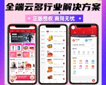 全端云V3多行业加入合伙人100拿货DIY建站SAAS系统正版坑位拼团秒杀预约砍价分红小程序 - PHP