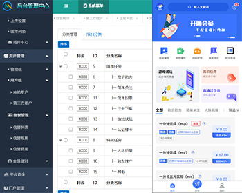 点赞任务平台任务分销系统源码多多进鱼霸屏天下抖音快手火山悬赏任务活动营销赚钱系统 - ThinkPHP