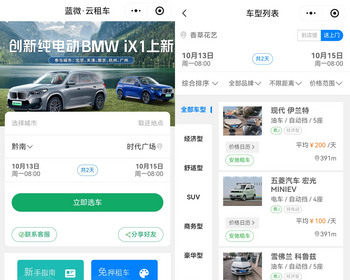 [蓝微原创]蓝微·云租车平台 租车小程序 租车系统 租车管理系统 C# .NET + MSSQL - .NET / C#