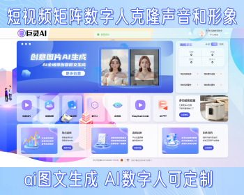 抖音短视频矩阵系统批量多账号发布快手AI智能剪辑定时自动发布数字人克隆图文 - ThinkPHP