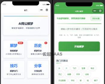 ai周公解梦抖音快手微信小程序看广告流量主开源 - ThinkPHP