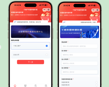 年审年报小程序源码个体户企业年报注销代理登记年审申报系统 - ThinkPHP