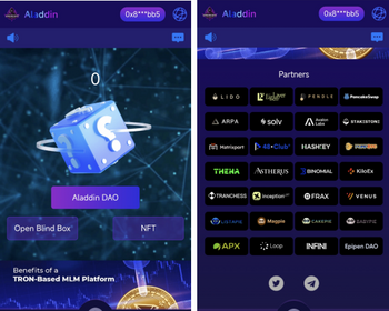 Aladdin DAO去中心化金融defi系统DAPP开发龙链科技 - PHP