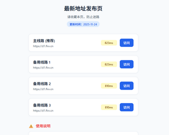 t12导航页发布页引流项目App下载页网址跳转网页中转安全跳转分流页防丢导航 - HTML / 前端静态