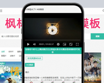 t22大气高端简约自适应手机PC电脑自适应模板苹果CMSV10模板 - PHP