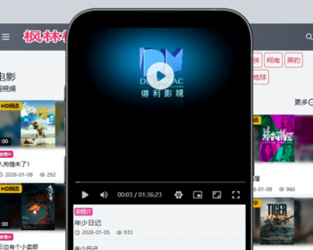 t31高端大气灰黑风格自适应手机PC电脑自适应模板苹果CMSV10模板 - PHP