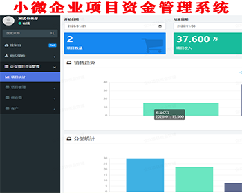 小微企业项目资金管理系统轻量项目资金管理系统 - ThinkPHP