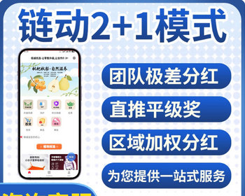 链动2加+1商城小程序二级分销推3返1app团队极差分红系统直销新零售消费返利排队免单 - ThinkPHP