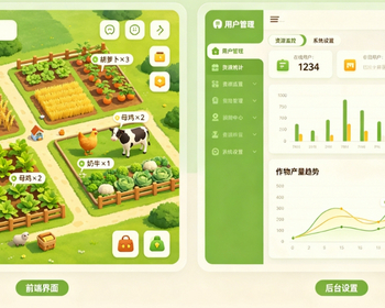 农场游戏app系统源码养鸡种树链上卡牌宠物合成游戏广告分红源码 - PHP