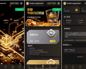BSC链上LP分润模式DAPP挖黄金资产数字化资本化证券化系统源码软件 - PHP