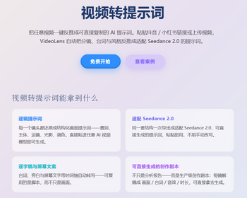 爆款复刻AI漫剧短剧一键追爆款视频反推提示词文案提取 - ThinkPHP