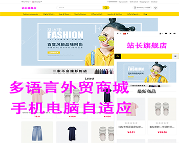 运营多语言跨境电商外贸商城H5可封app国外跨境商城多语言独立站跨境商城外贸电商网站 - PHP