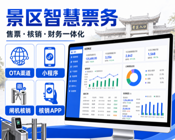 景区票务一套系统打通景区OTA、小程序、闸机核销与核销APP管理 - Java